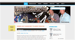 Desktop Screenshot of 2regularguys.com